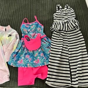 Vince Camuto Black and White Striped Knit. Mixed Dresses Bundle.